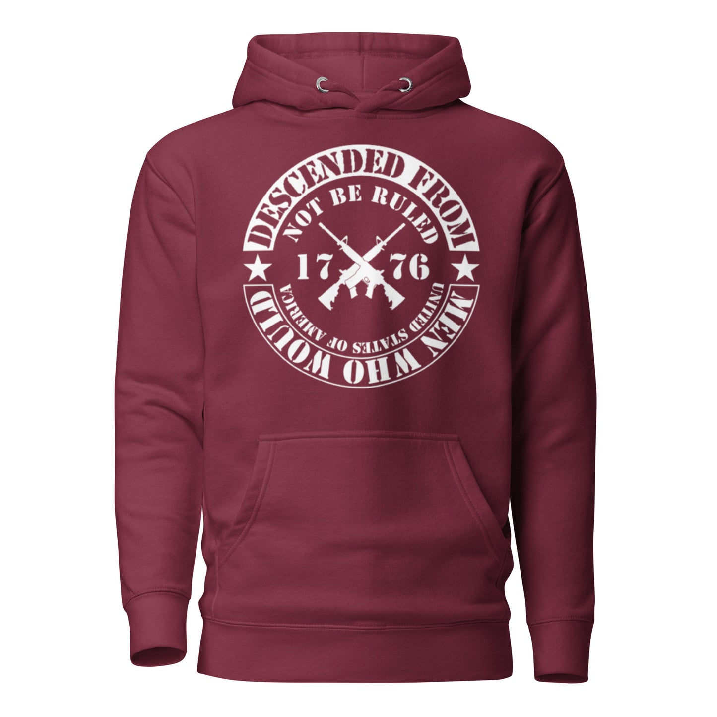 Men Who Would Not Be Ruled - Unisex Hoodie