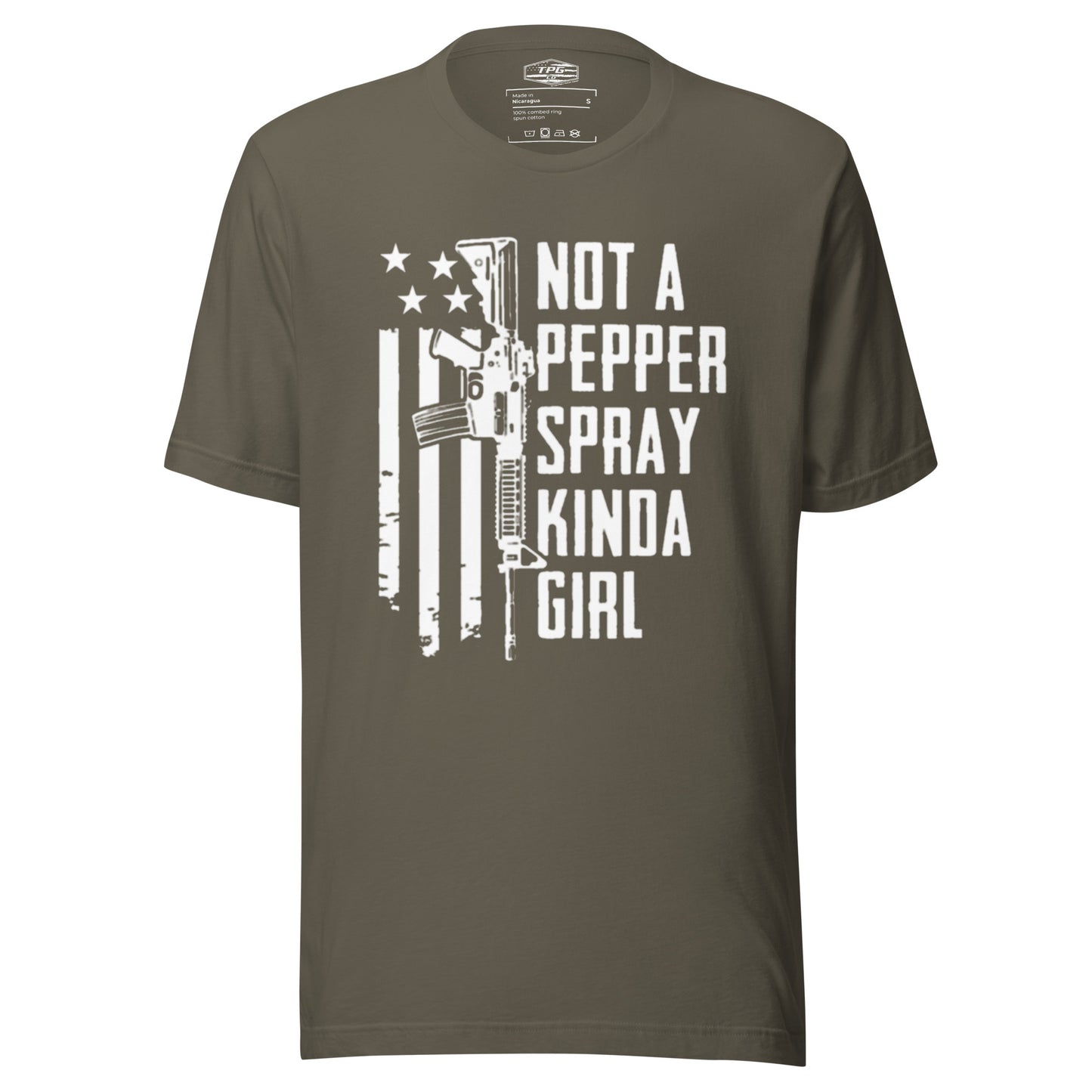 Not A Pepper Spray Girl t-shirt