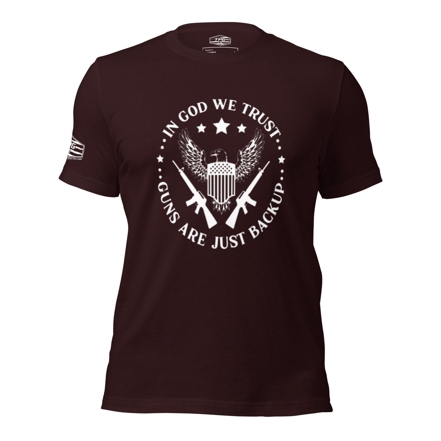 Guns Are Just Backup - Unisex t-shirt